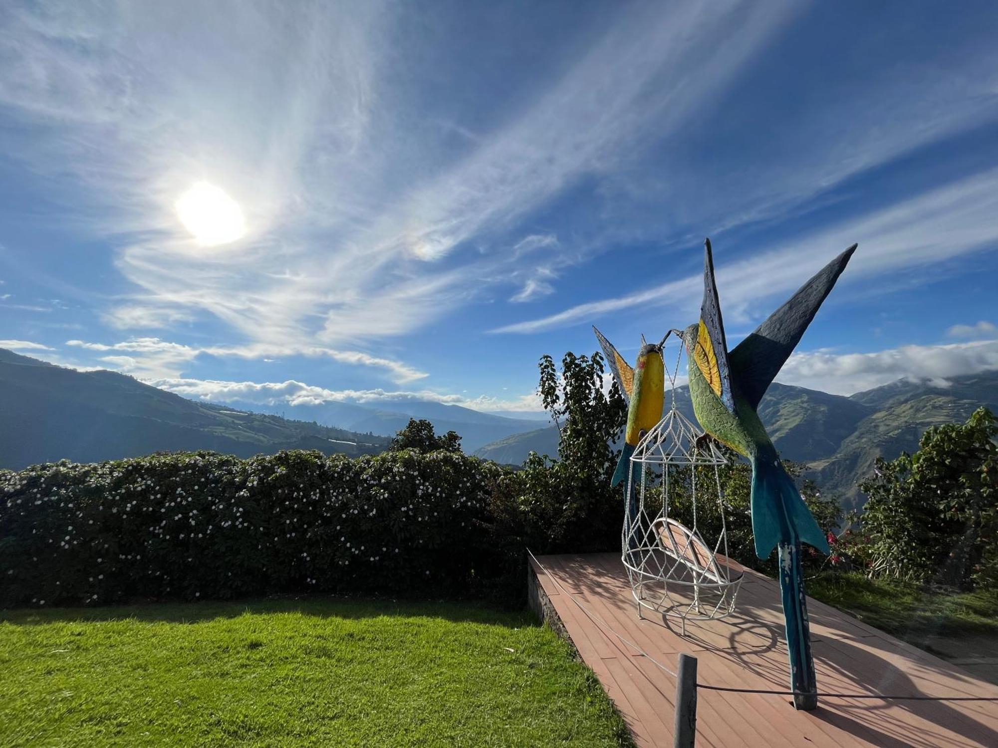 Premium Holiday Cabin - Spectacular Tungurahua Volcano View Баньос Экстерьер фото